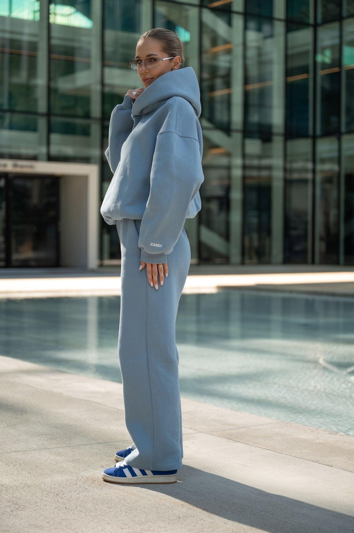 Laminated Jogger Set