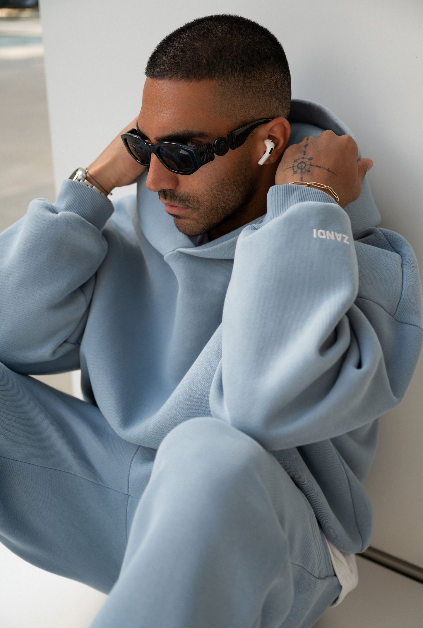 Laminated Jogger Set