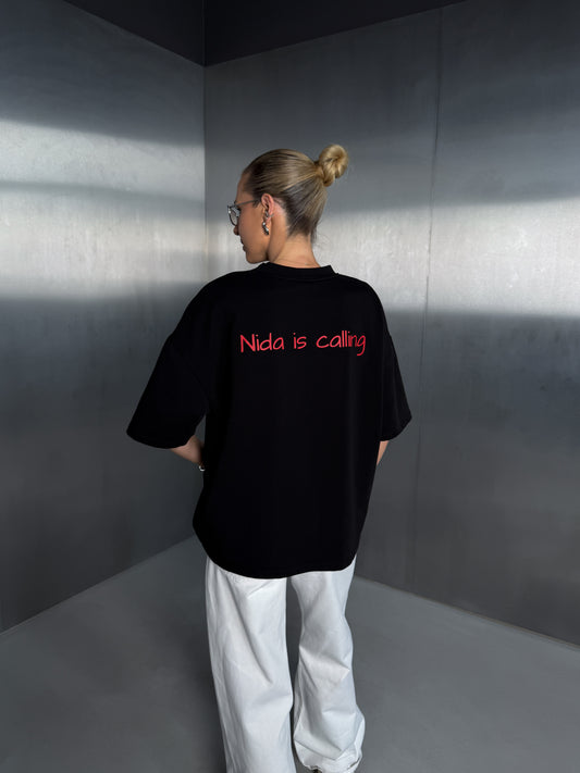 Black Tee 'Nida is Calling'