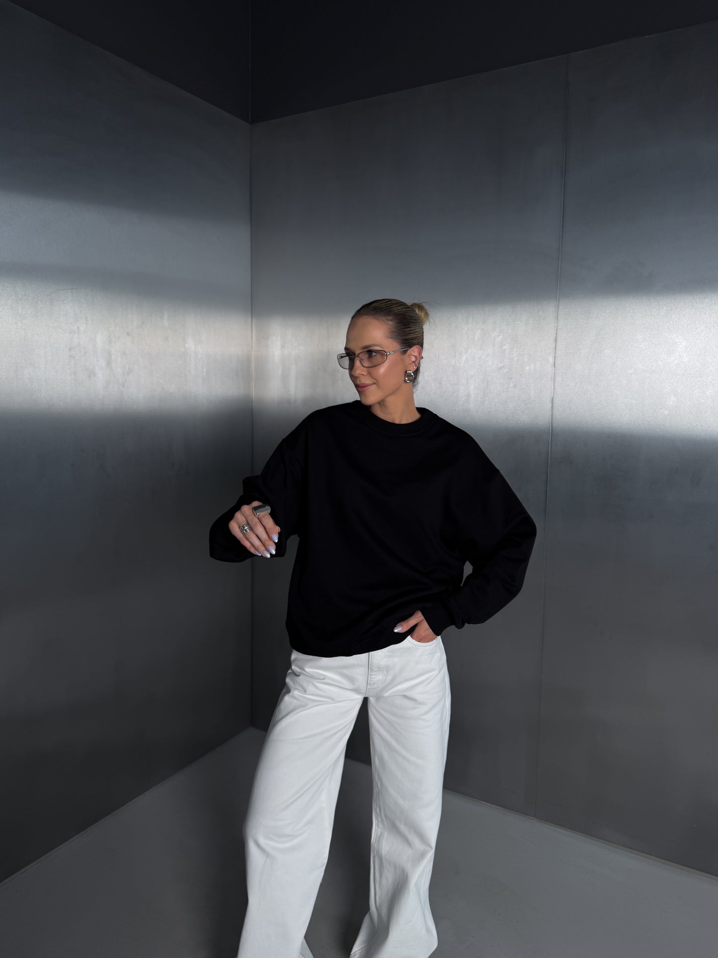 Black Sweater "don't forget it's all for fun"