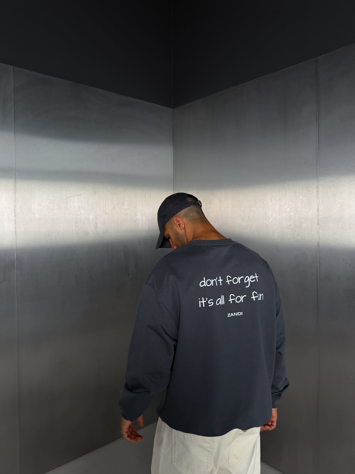 Graffiti Sweater "don't forget it's all for fun"