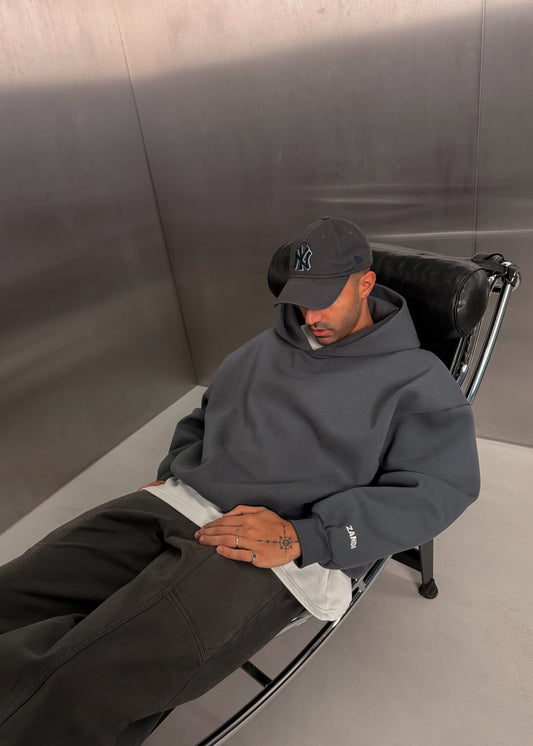 Laminated Hoodie in Graffiti