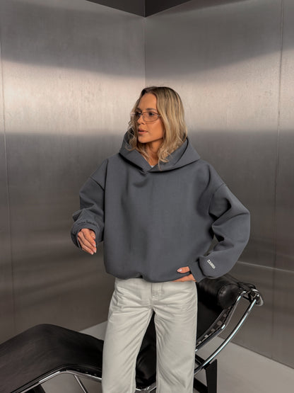 Laminated Hoodie in Graffiti