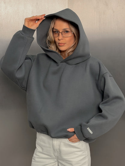 Laminated Hoodie in Graffiti